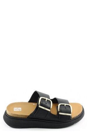 FitFlop TM FitFlop TM Gen FF Buckle Two-Bar Slides he8 Zwart 090 all black FitFlop TM FitFlop TM Gen FF Buckle Two-Bar Slides he8 Zwart 090 all black