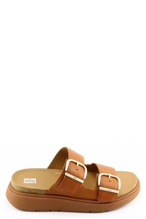 FitFlop TM FitFlop TM Gen FF Buckle Two-Bar Slides he8 Cognac 592 tan FitFlop TM FitFlop TM Gen FF Buckle Two-Bar Slides he8 Cognac 592 tan