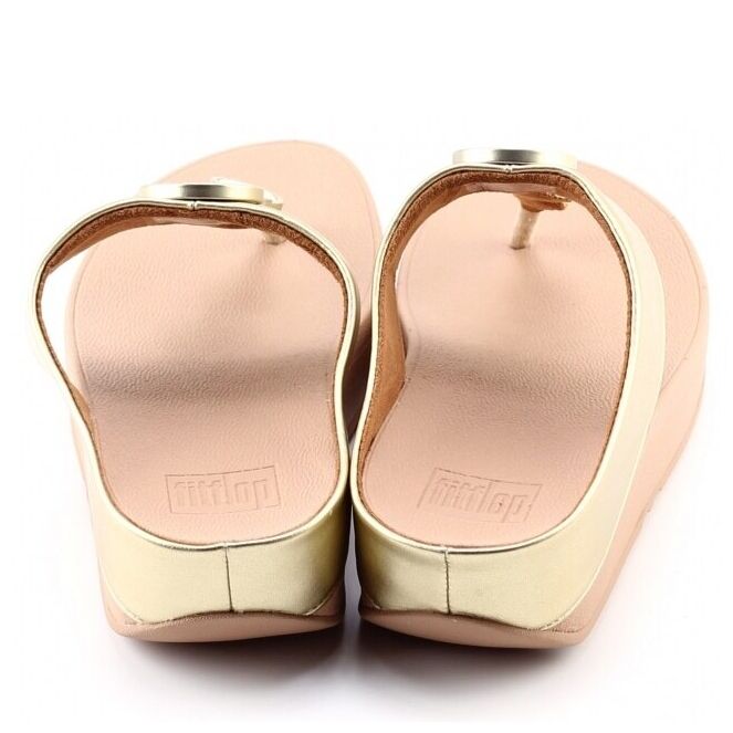 FitFlop TM FE5 halo goud dames slippers Theo Jansen Schoenen