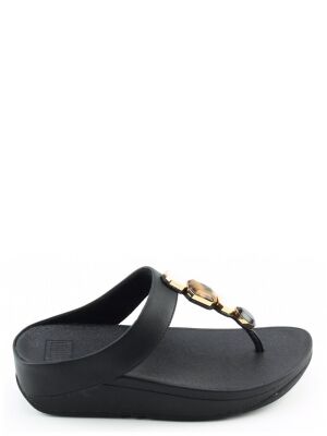 FitFlop TM FitFlop TM Fino Multi Stone iu9 Zwart FitFlop TM FitFlop TM Fino Multi Stone iu9 Zwart