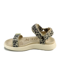 Woden line suede BEIGE MULTI