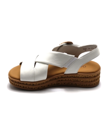 Gabor 84.556.20 sandalen wit combinatie