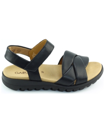 Gabor 84.812.27 sandalen zwart combinatie