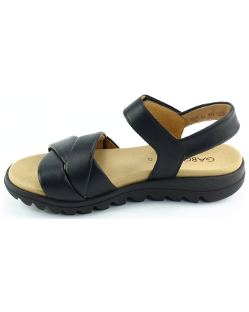 Gabor 84.812.27 sandalen zwart combinatie