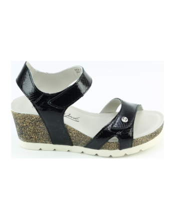 Panama Jack Vila b20 charcol sandalen zwart
