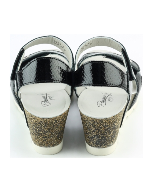 Panama Jack Vila b20 charcol ZWART