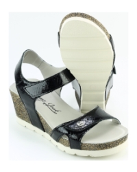 Panama Jack Vila b20 charcol ZWART