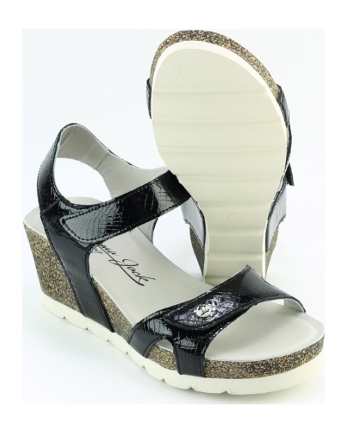 Panama Jack Vila b20 charcol ZWART