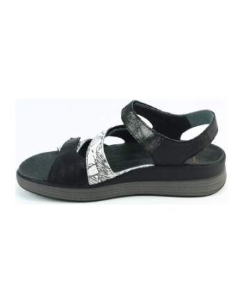 Think 3-000585 sandalen zwart combinatie