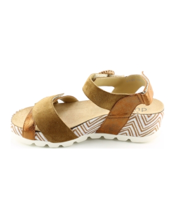 Durea 7425 028 sandalen cognac