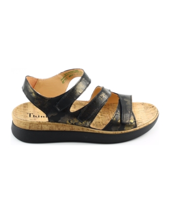 Think 3-000585 sandalen zwart
