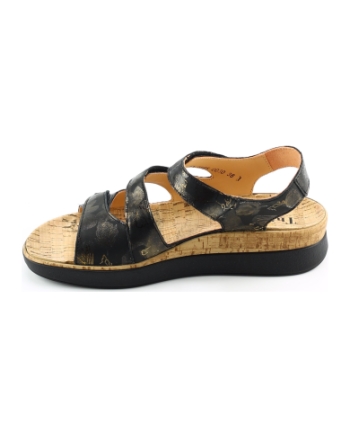 Think 3-000585 sandalen zwart