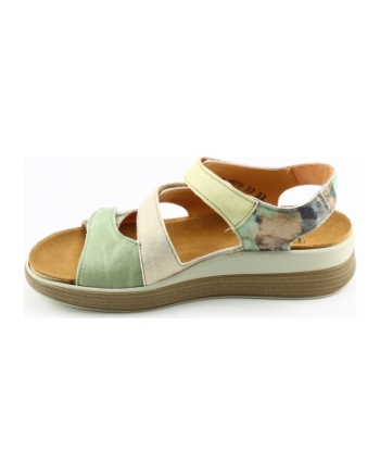 Think 3-000585 sandalen groen combinatie