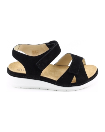 Durea 7432 038 sandalen zwart combinatie