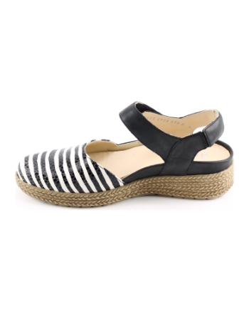 Durea 5923 575 sandalen zwart combinatie