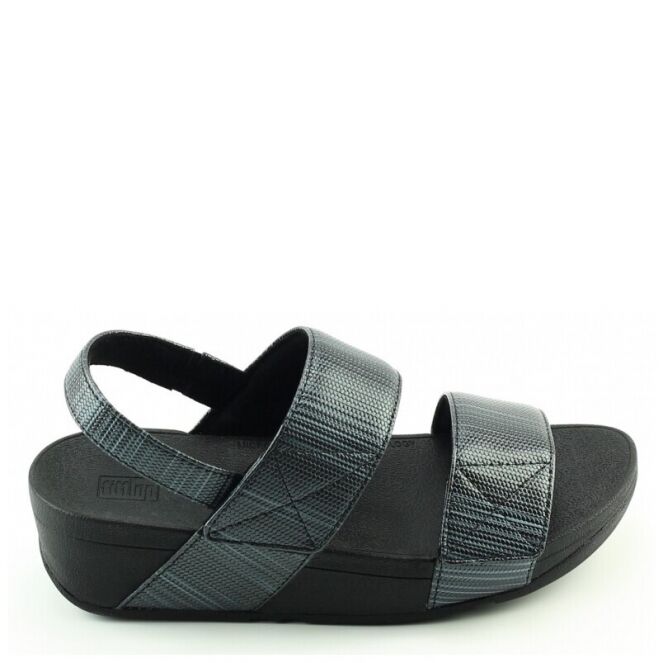 Dicht te ontvangen omverwerping FitFlop TM DN9 Mina Textured zwart dames sandalen | Theo Jansen Schoenen