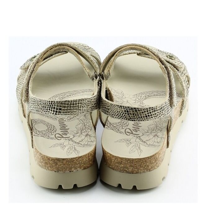 Panama Jack Panama Jack Sulia b27 Beige natural Panama Jack Sulia b27 beige dames sandalen | Theo Jansen Schoenen