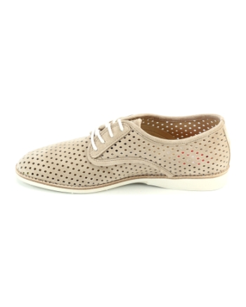 Rollie derby punch veterschoenen beige