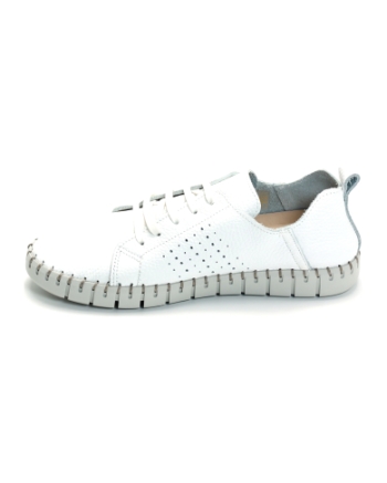 Cypres Zels veterschoenen wit