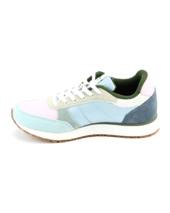 Woden ronja sneakers blauw combinatie