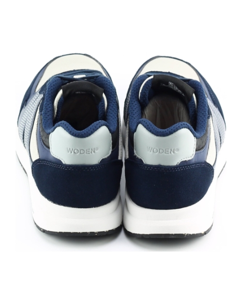 Woden Rigmore reflective Donkerblauw