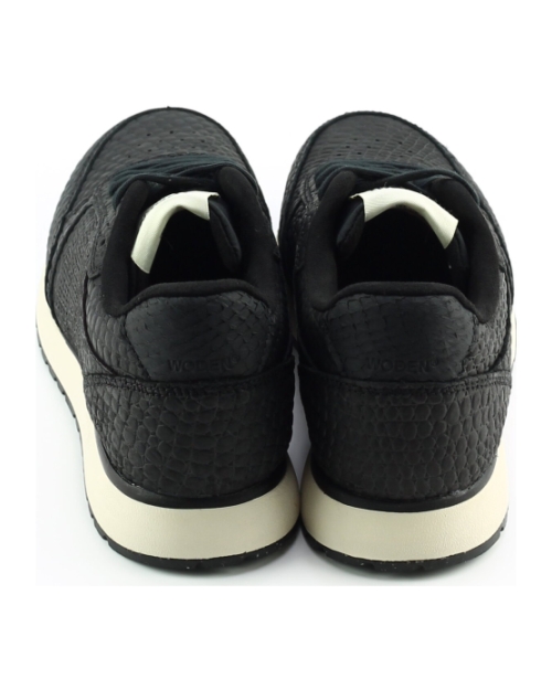 Woden ronja croco ZWART