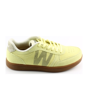 Woden bjork suede sneakers geel