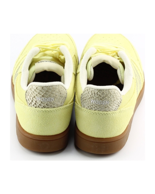 Woden bjork suede Geel