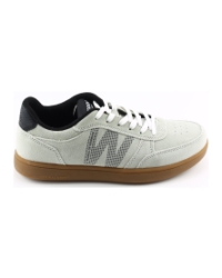 Woden bjork suede Grijs