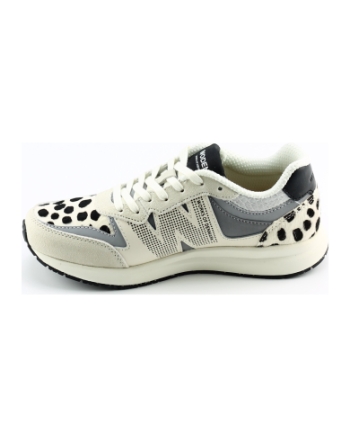 Woden rigmore animal sneakers wit combinatie