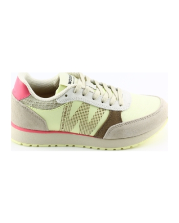 Woden ronja tricolor sneakers geel