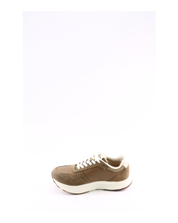 Woden mathilde runner leather sneakers bruin
