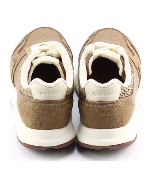 Woden mathilde runner leather BRUIN