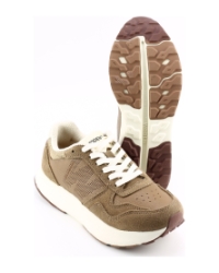 Woden mathilde runner leather BRUIN