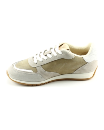 Fred de la bretoniere vlora sign nub sneakers beige