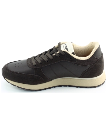 Woden ronja mix wl066 sneakers donkerbruin