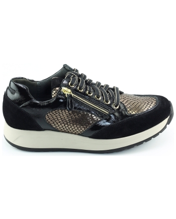 Durea 6322 604 sneakers zwart combinatie
