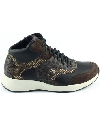 Durea 9835 605 sneakers zwart combinatie