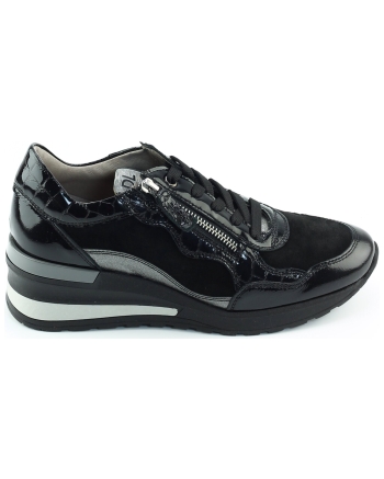 DL Sport 6751 sneakers zwart combinatie