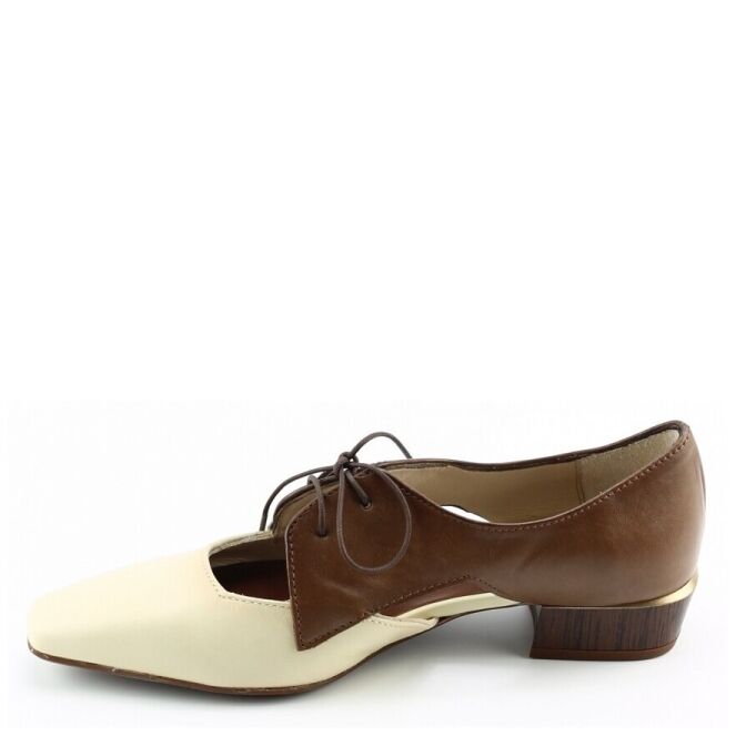 Hispanitas Hispanitas 264628 Bruin butter avelana Hispanitas 264628 bruin dames veterschoenen | Theo Jansen Schoenen