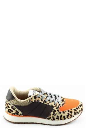 Woden Woden Ronja cowhair Groen 214 dark oliv orchid