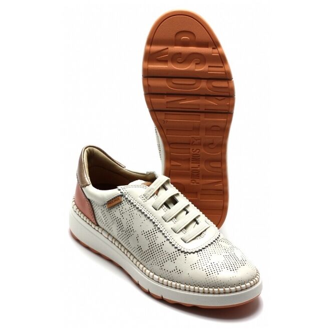 Pikolinos Pikolinos Arenas W0C-6621C1 Wit nata Pikolinos Arenas W0C-6621C1 wit dames sneakers | Theo Jansen Schoenen