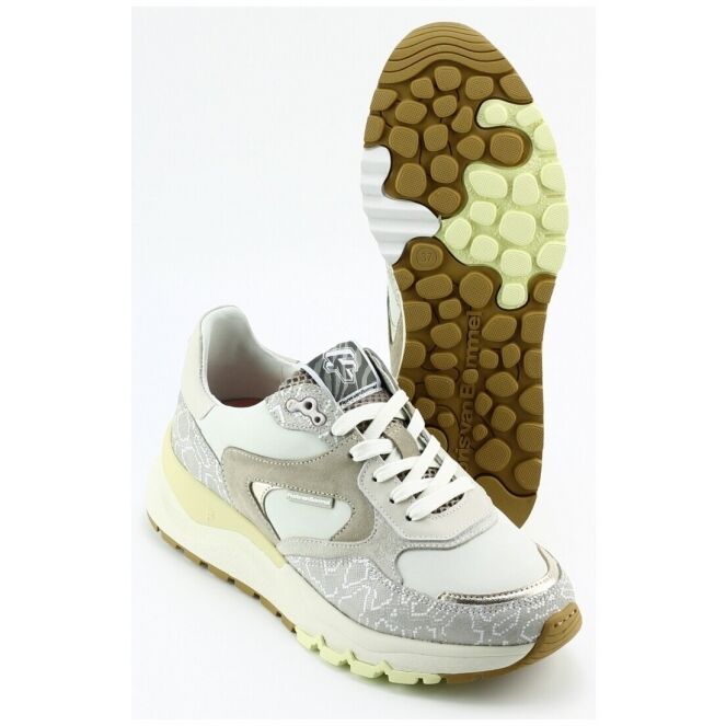 Floris van Bommel Floris van Bommel SFW-10164 Taupe 34-01 Taupe Floris van Bommel SFW-10164 taupe dames sneakers | Theo Jansen Schoenen