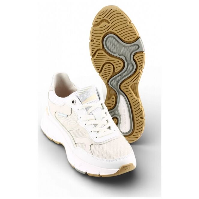 Floris van Bommel Floris van Bommel SFW-10168 Wit 60-01 White Floris van Bommel SFW-10168 wit dames sneakers | Theo Jansen Schoenen