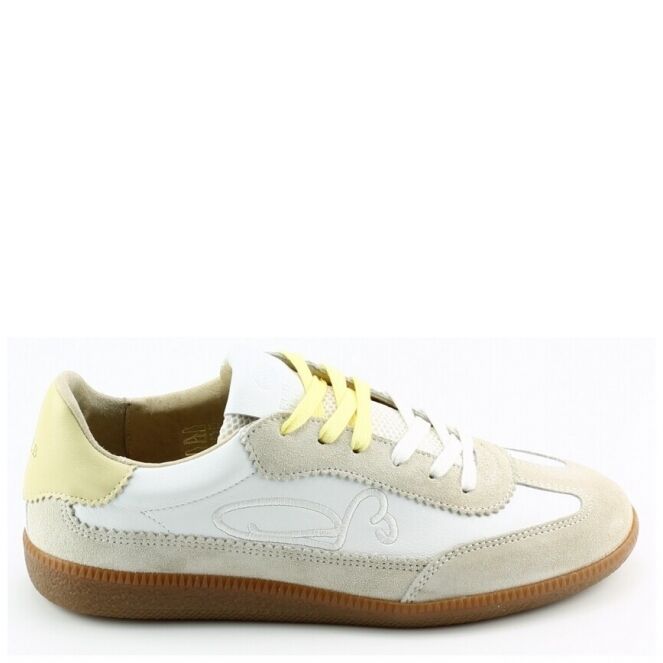 Fred de la bretoniere Fred de la bretoniere pearl sign mix2 Wit 3000 white Fred de la bretoniere pearl sign mix2 wit dames sneakers | Theo Jansen Schoenen