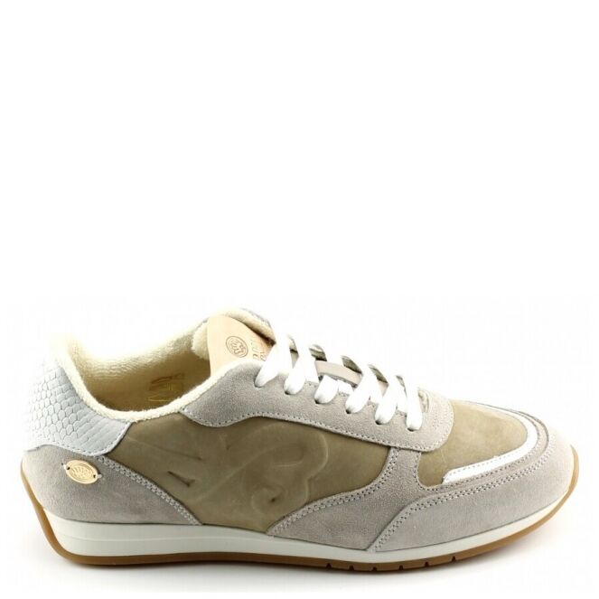 Fred de la bretoniere Fred de la bretoniere vlora sign nub Beige 2500 beige Fred de la bretoniere vlora sign nub beige dames sneakers | Theo Jansen Schoenen
