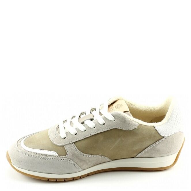Fred de la bretoniere Fred de la bretoniere vlora sign nub Beige 2500 beige Fred de la bretoniere vlora sign nub beige dames sneakers | Theo Jansen Schoenen