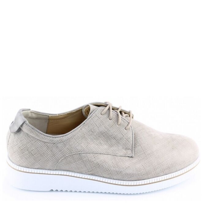 Durea 6191 478 beige dames veterschoenen Theo Jansen Schoenen