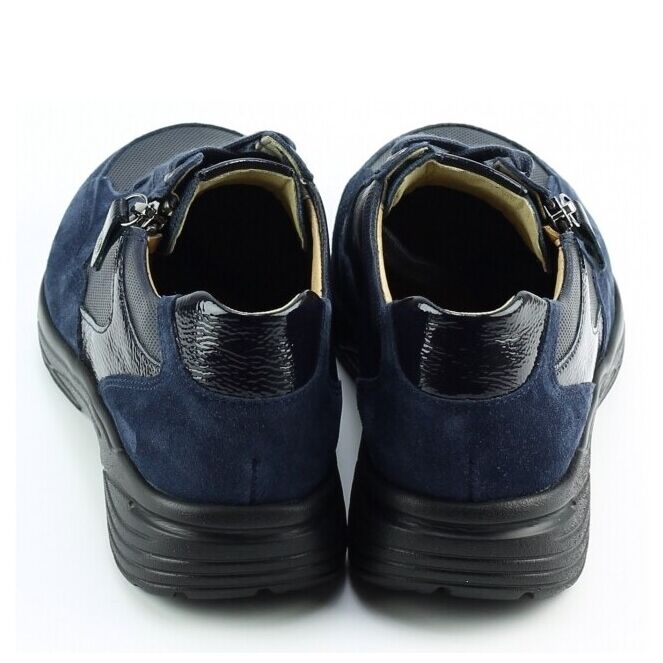 Hartjes Hartjes 162.2602 Blauw 47.47 dunkelblau Hartjes 162.2602 blauw dames veterschoenen  | Theo Jansen Schoenen