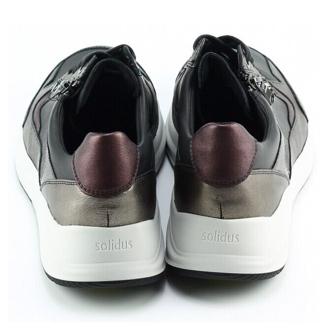 Solidus Solidus 54501 Zwart 90452 green multi Solidus 54501 zwart dames veterschoenen | Theo Jansen Schoenen